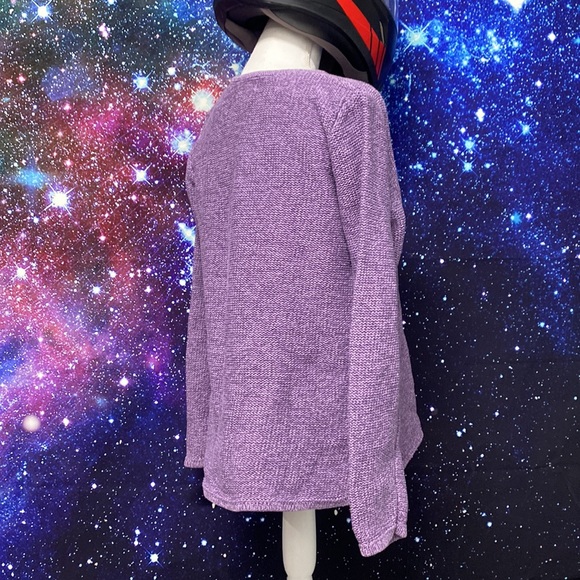 LL Bean | M | Lavender Wool Sweater - Picture 4 of 10